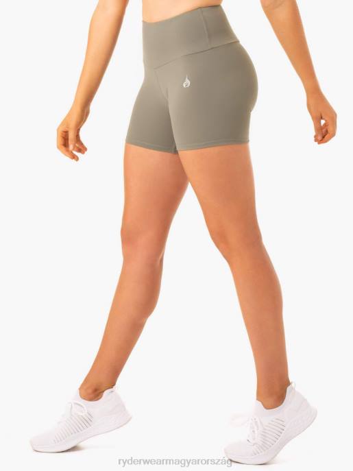 ruházat Ryderwear kapcsos scrunch bum közepes hosszúságú rövidnadrág khaki nők B48F673