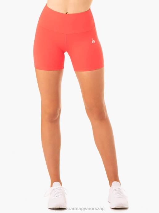 ruházat Ryderwear kapcsos scrunch bum közepes hosszúságú rövidnadrág korall nők B48F676