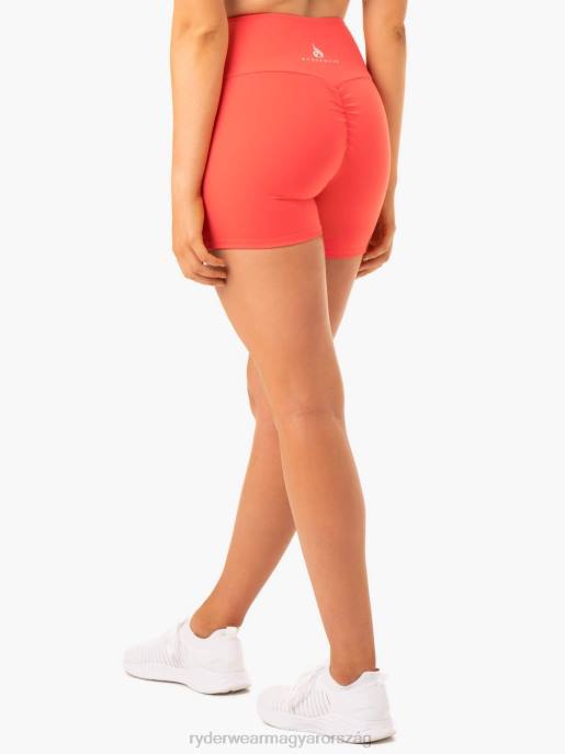 ruházat Ryderwear kapcsos scrunch bum közepes hosszúságú rövidnadrág korall nők B48F676