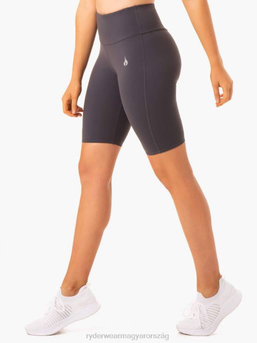 ruházat Ryderwear kapcsos scrunch bum kerékpáros rövidnadrág faszén nők B48F680