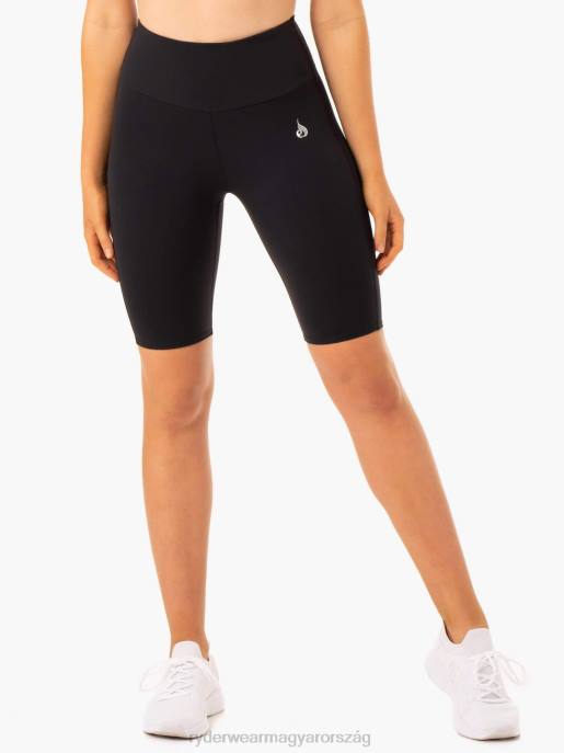 ruházat Ryderwear kapcsos scrunch bum kerékpáros rövidnadrág fekete nők B48F726