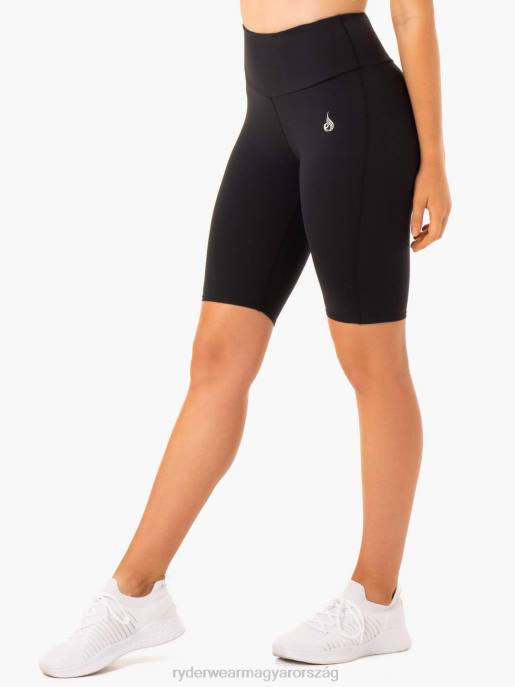 ruházat Ryderwear kapcsos scrunch bum kerékpáros rövidnadrág fekete nők B48F726