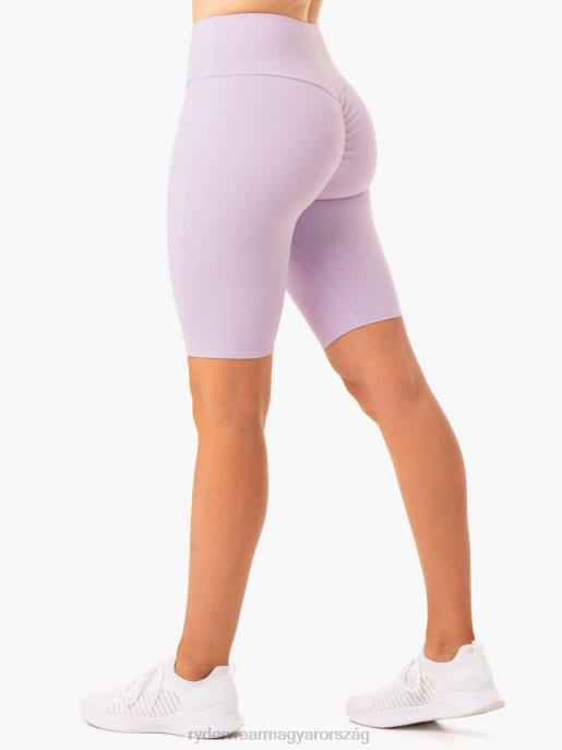 ruházat Ryderwear kapcsos scrunch bum kerékpáros rövidnadrág halványlila nők B48F687