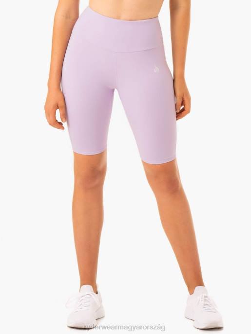 ruházat Ryderwear kapcsos scrunch bum kerékpáros rövidnadrág halványlila nők B48F687