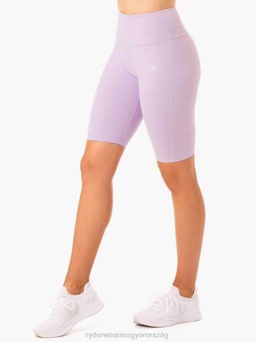 ruházat Ryderwear kapcsos scrunch bum kerékpáros rövidnadrág halványlila nők B48F687