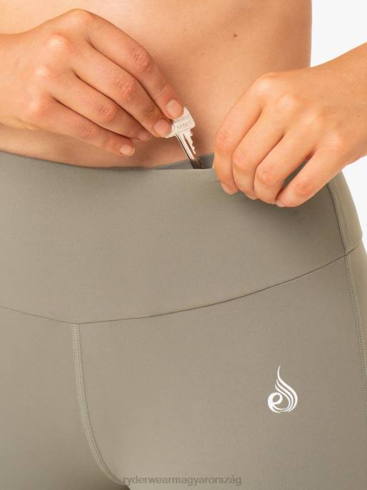 ruházat Ryderwear kapcsos scrunch bum kerékpáros rövidnadrág khaki nők B48F684