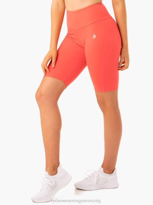 ruházat Ryderwear kapcsos scrunch bum kerékpáros rövidnadrág korall nők B48F681
