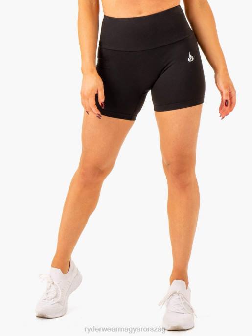 ruházat Ryderwear létfontosságú középhosszú scrunch rövidnadrág fekete nők B48F622