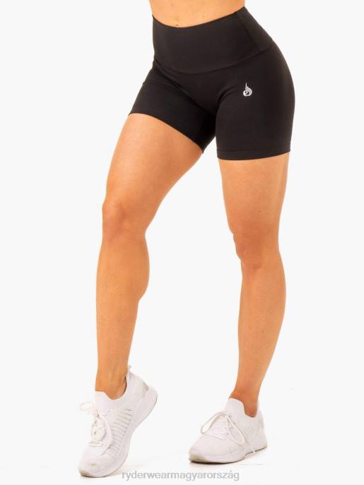 ruházat Ryderwear létfontosságú középhosszú scrunch rövidnadrág fekete nők B48F622