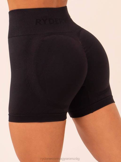 ruházat Ryderwear lift scrunch varrat nélküli rövidnadrág fekete nők B48F513