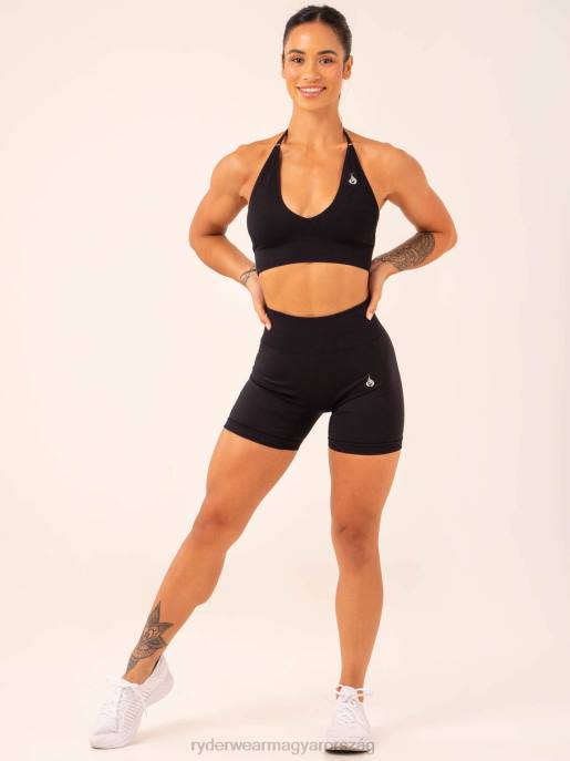 ruházat Ryderwear lift scrunch varrat nélküli rövidnadrág fekete nők B48F513