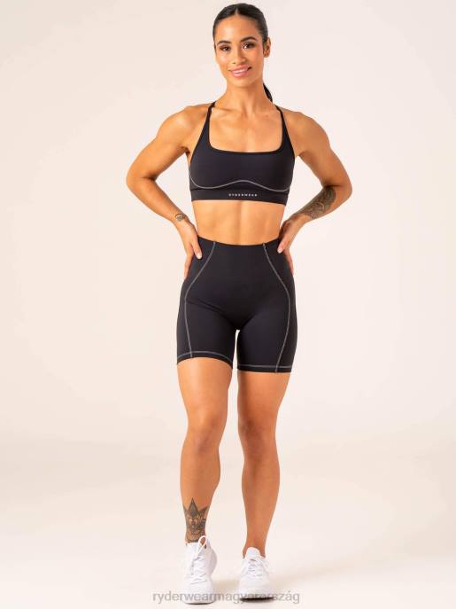 ruházat Ryderwear magas derekú rövidnadrág fekete nők B48F551