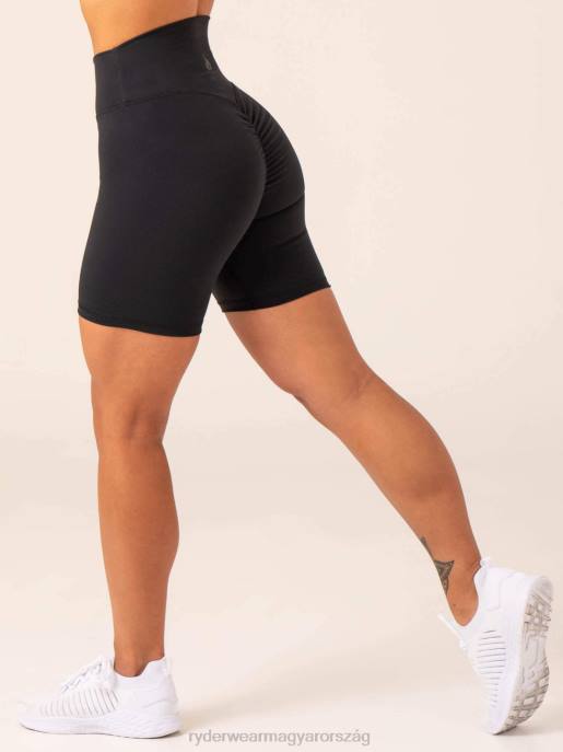 ruházat Ryderwear megállíthatatlan magas derekú scrunch rövidnadrág fekete nők B48F566