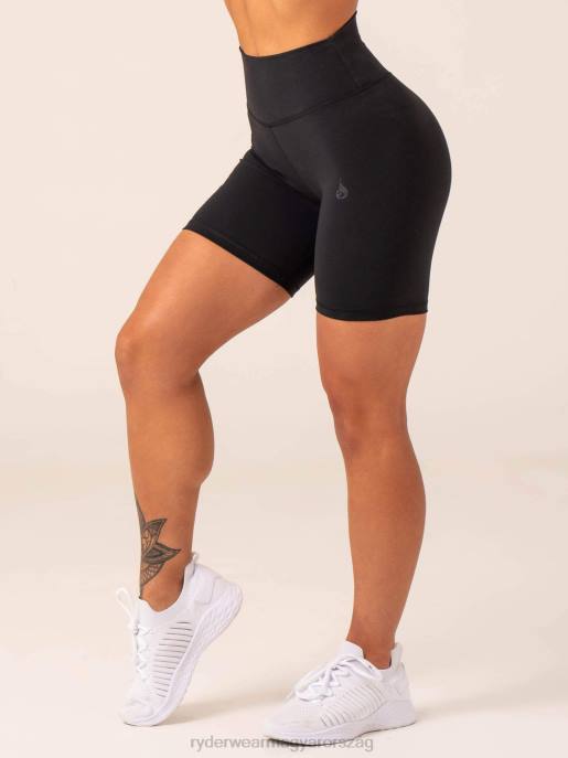 ruházat Ryderwear megállíthatatlan magas derekú scrunch rövidnadrág fekete nők B48F566