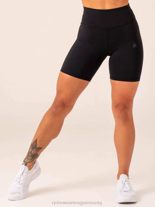 ruházat Ryderwear megállíthatatlan magas derekú scrunch rövidnadrág fekete nők B48F566