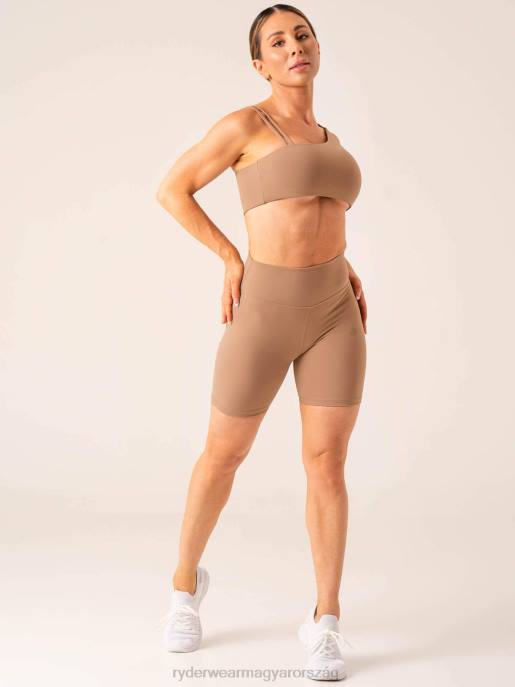 ruházat Ryderwear megállíthatatlan magas derekú scrunch rövidnadrág mohaachát nők B48F565