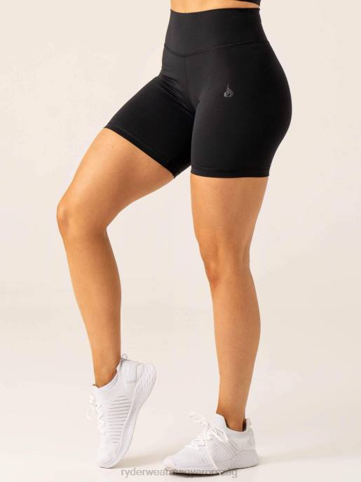 ruházat Ryderwear nkd arch középhosszú rövidnadrág fekete nők B48F558