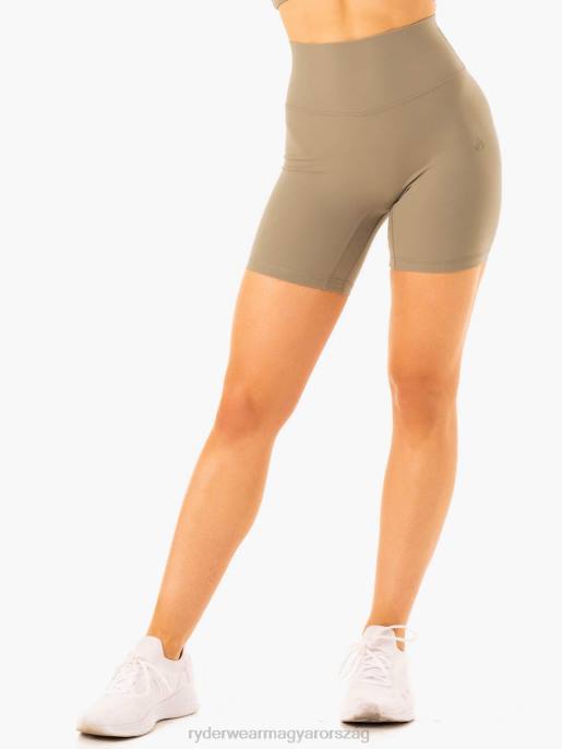 ruházat Ryderwear nkd finomít magas derekú rövidnadrág khaki nők B48F608