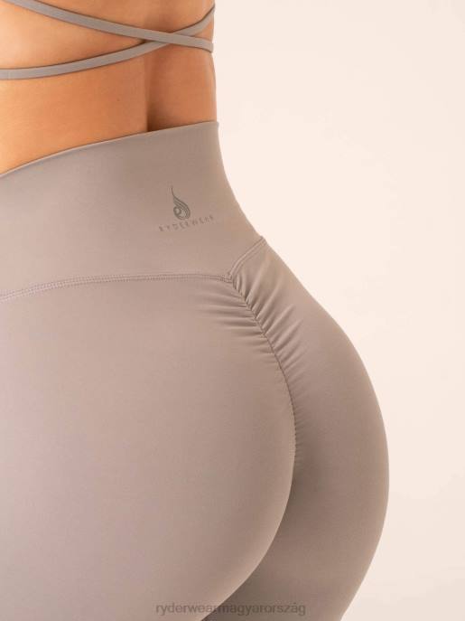 ruházat Ryderwear nkd magas derekú scrunch rövidnadrág acélszürke nők B48F540