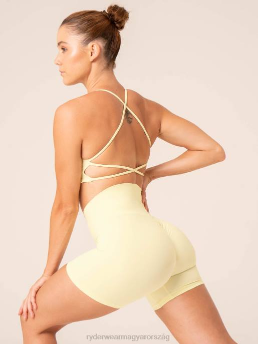 ruházat Ryderwear nkd magas derekú scrunch rövidnadrág citrom nők B48F539