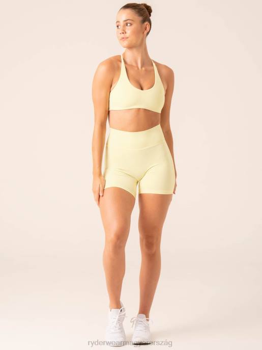 ruházat Ryderwear nkd magas derekú scrunch rövidnadrág citrom nők B48F539