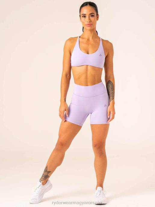 ruházat Ryderwear nkd magas derekú scrunch rövidnadrág levendula nők B48F543