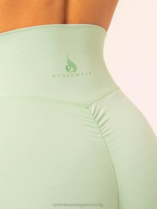 ruházat Ryderwear nkd magas derekú scrunch rövidnadrág pisztácia nők B48F542