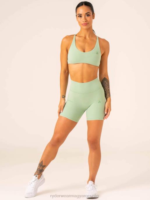 ruházat Ryderwear nkd magas derekú scrunch rövidnadrág pisztácia nők B48F542