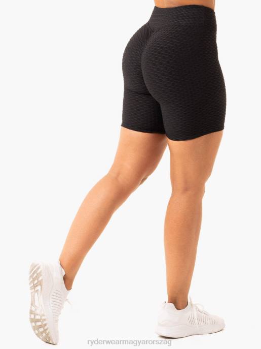ruházat Ryderwear optikai scrunch bum short fekete nők B48F598