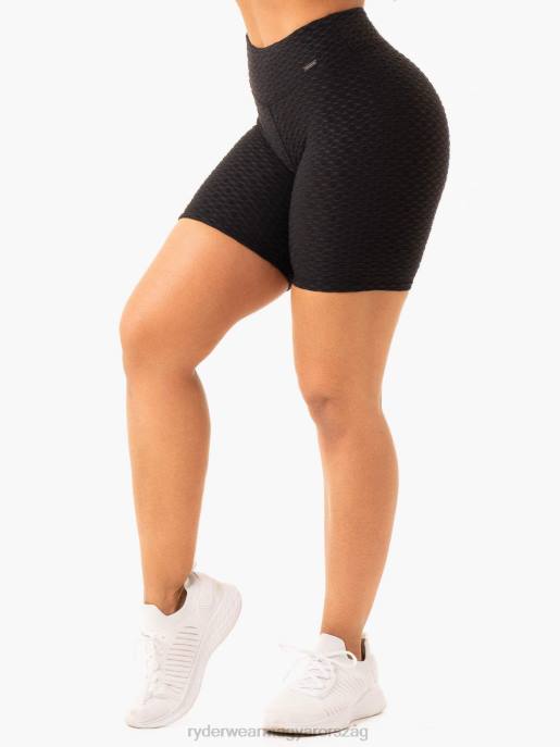 ruházat Ryderwear optikai scrunch bum short fekete nők B48F598