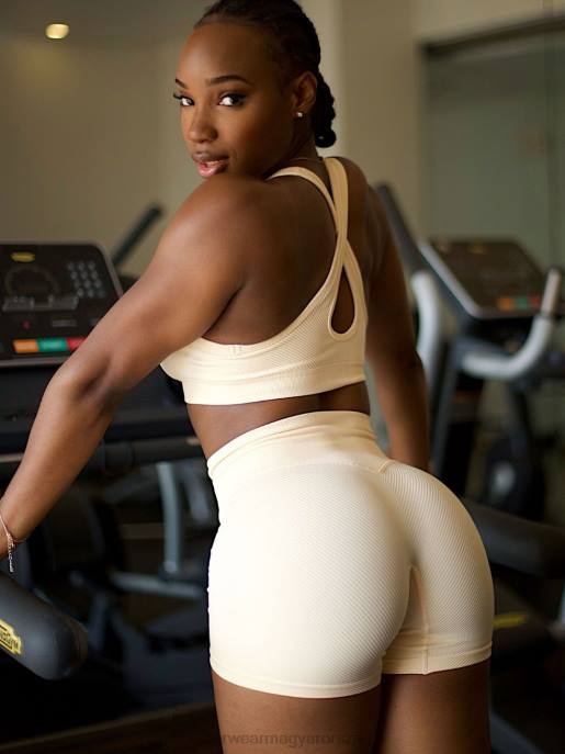 ruházat Ryderwear áramköri borda varrat nélküli magas derekú rövidnadrág őszibarack sorbet nők B48F582