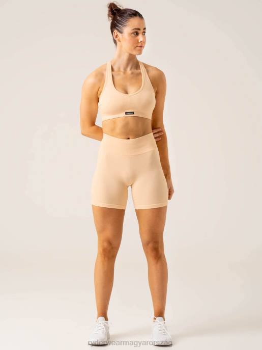ruházat Ryderwear áramköri borda varrat nélküli magas derekú rövidnadrág őszibarack sorbet nők B48F582