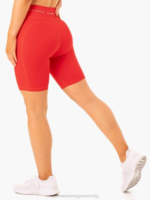 ruházat Ryderwear reflex magas derekú kerékpáros rövidnadrág piros nők B48F638