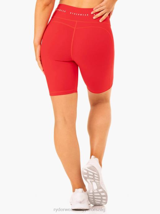 ruházat Ryderwear reflex magas derekú kerékpáros rövidnadrág piros nők B48F638