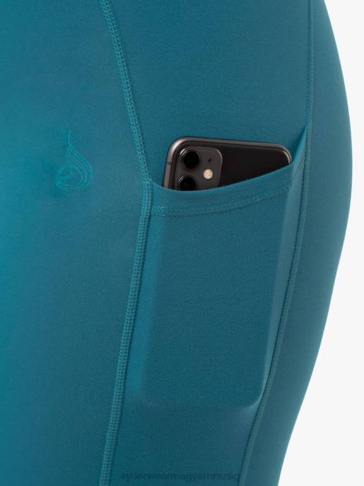 ruházat Ryderwear reset magas derekú pocket bike rövidnadrág a zöldeskék nők B48F614