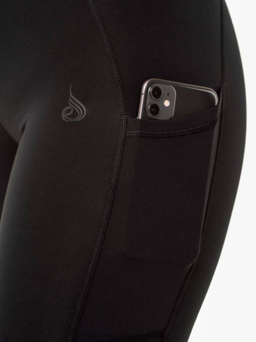 ruházat Ryderwear reset magas derekú pocket bike rövidnadrág fekete nők B48F615