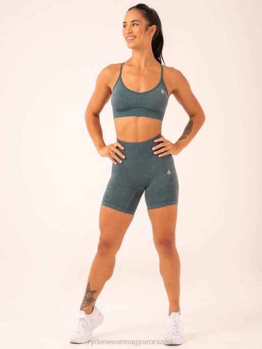 ruházat Ryderwear stonewash scrunch varrat nélküli rövidnadrág benzines kőmosás nők B48F524