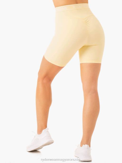 ruházat Ryderwear szinttel feljebb magasított derekú scrunch rövidnadrág vaj nők B48F592
