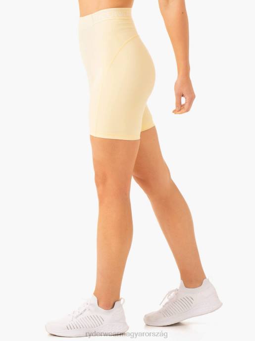 ruházat Ryderwear szinttel feljebb magasított derekú scrunch rövidnadrág vaj nők B48F592