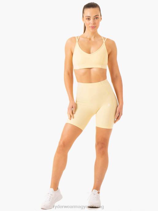 ruházat Ryderwear szinttel feljebb magasított derekú scrunch rövidnadrág vaj nők B48F592