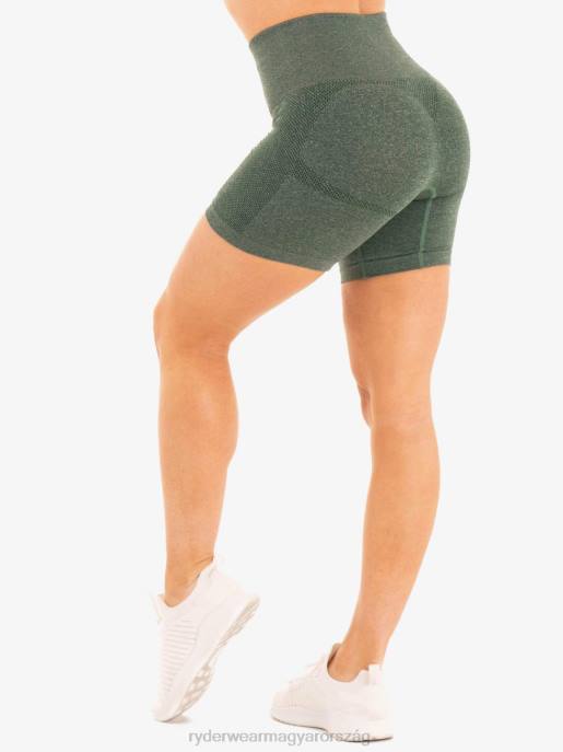 ruházat Ryderwear varrat nélküli kapcsos rövidnadrág erdőzöld márga nők B48F728