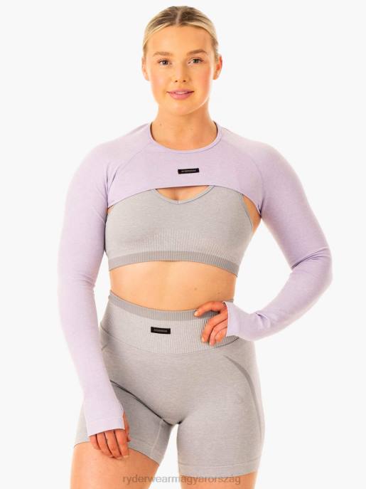 ruházat Ryderwear excel zökkenőmentes szuper termés levendula márga nők B48F878
