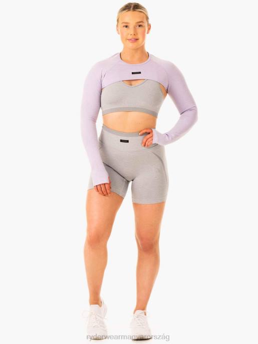 ruházat Ryderwear excel zökkenőmentes szuper termés levendula márga nők B48F878