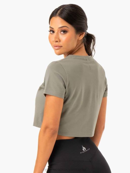 ruházat Ryderwear hibrid hálós póló khaki nők B48F980