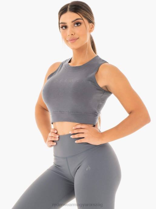 ruházat Ryderwear motion crop top faszén nők B48F1037