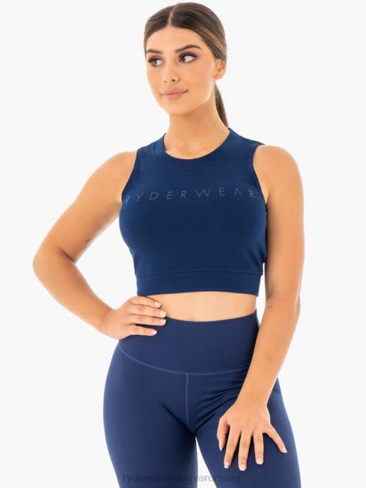 ruházat Ryderwear motion crop top haditengerészet nők B48F1040