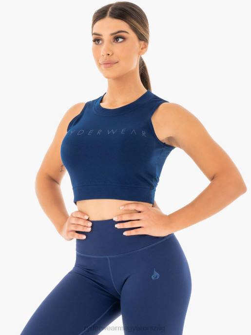 ruházat Ryderwear motion crop top haditengerészet nők B48F1040