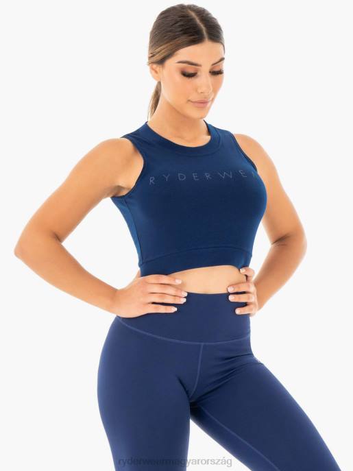 ruházat Ryderwear motion crop top haditengerészet nők B48F1040