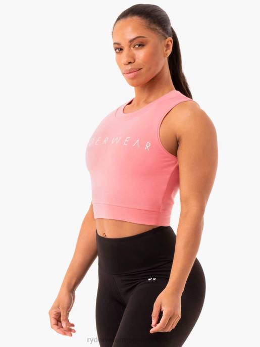 ruházat Ryderwear motion crop top rózsaszín nők B48F958