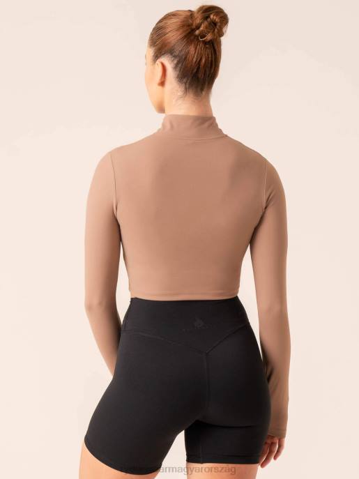 ruházat Ryderwear nkd félcipzáras hosszú ujjú felső tópszín nők B48F776